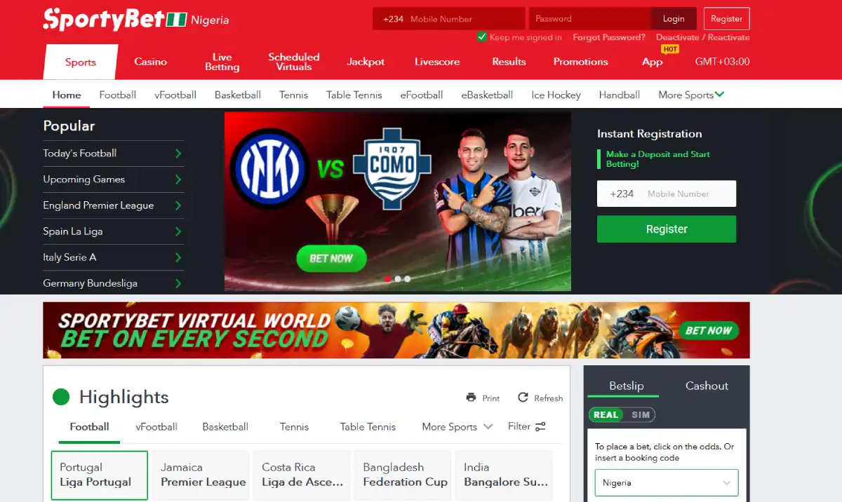 SportyBet Sportsbook