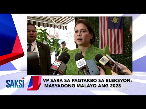 Politics: Saksi: VP Sara sa Malaysia; Chacha update [Video]