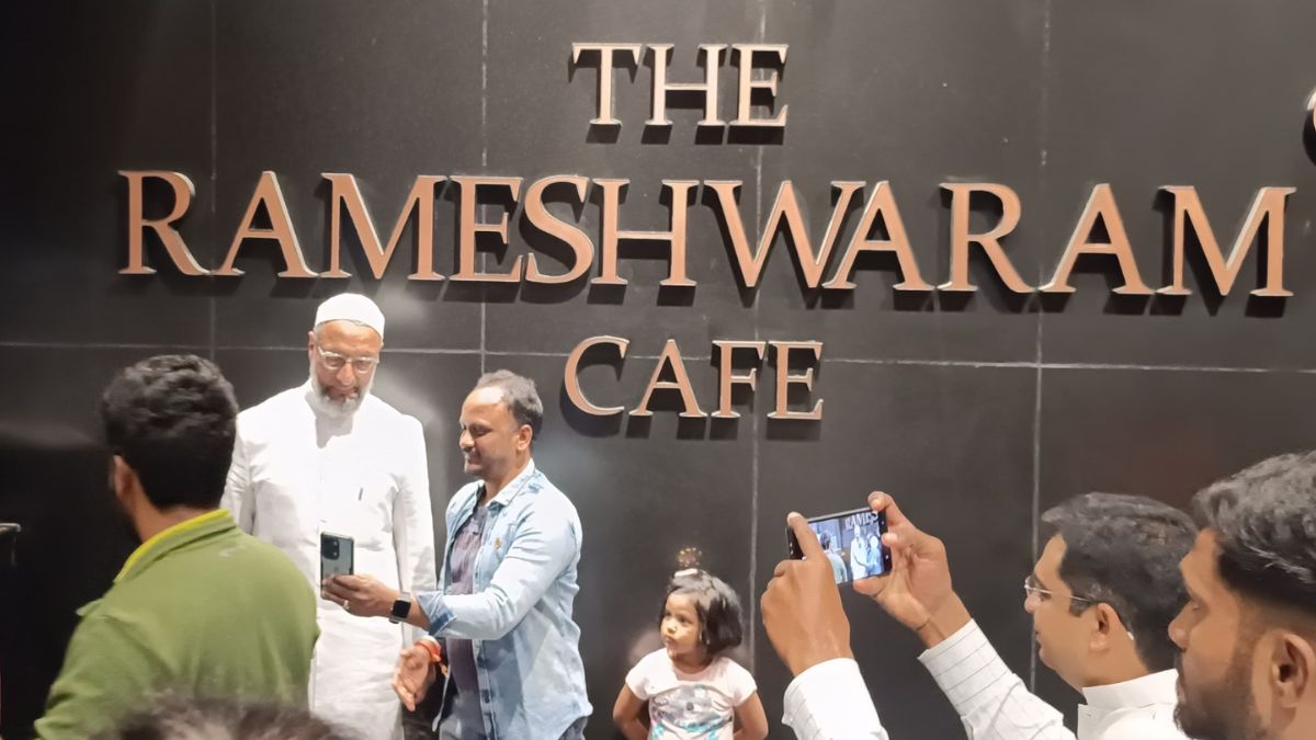 ‘Act Of Cowardice’: Owaisi Visits Hyderabad’s Rameshwaram Cafe In Solidarity With Bengaluru Blast Victims [Video]