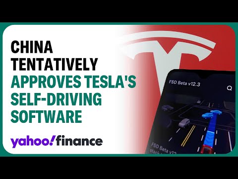 Tesla stock pops after China tentatively approves Full Self-Driving software: Report [Video]