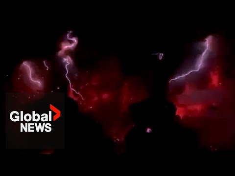 Mount Ruang eruption: Volcanic lightning spurs Mordor-like sky in Indonesia [Video]
