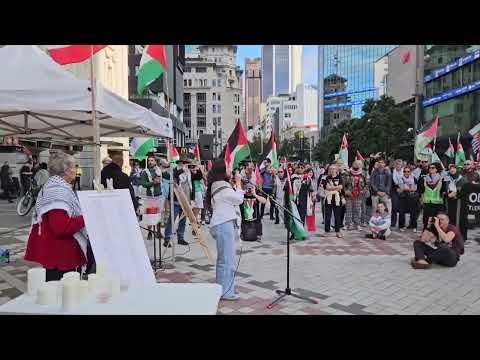 Auckland Palestine rally honours Gaza journalists for freedom award [Video]