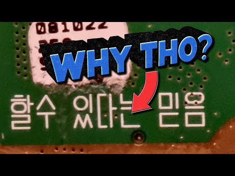 samsung hid a message on a circuit board and now I’m an expert on the 1997 Asian Financial Crisis [Video]