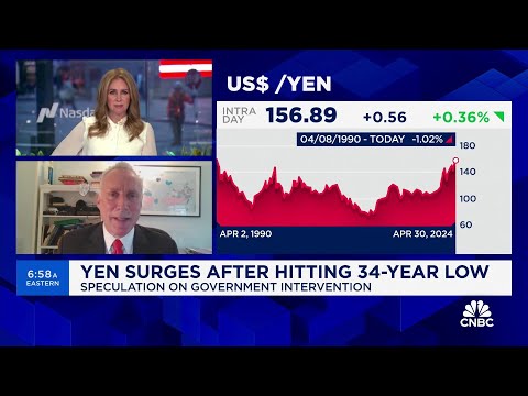 Japanese yen surges after hitting 34-year low [Video]