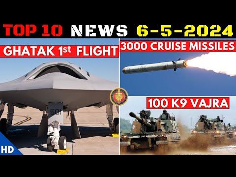 Indian Defence Updates : Ghatak Flight,3000 Cruise Missiles,100 K9 Vajra Order,Next Gen Varunastra [Video]
