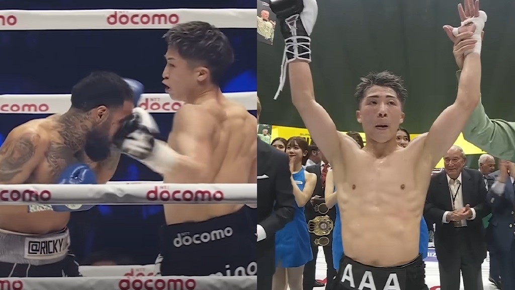 Undefeated Naoya Inoue overcomes early knockdown to retain titles [Video]