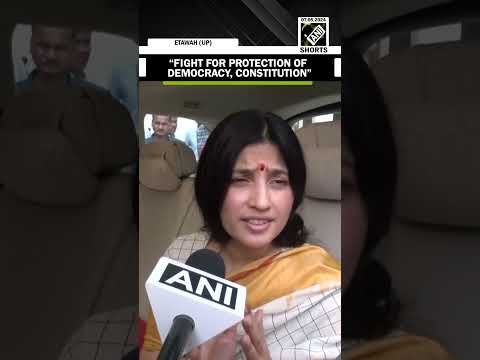“Fight for protection of democracy, Constitution” SP’s Dimple Yadav after casting vote in Sefai [Video]