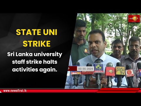 STATE UNI STRIKE: Sri Lanka university staff strike halts activities again [Video]