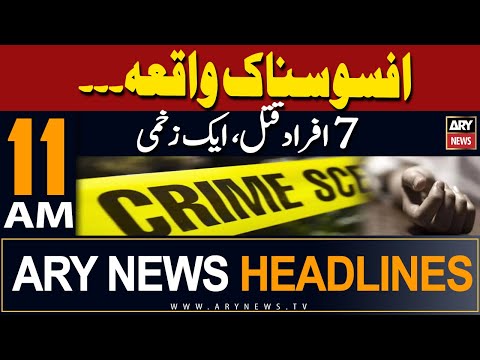 ARY News 11 AM Headlines 9th May 2024 | Crime Report [Video]