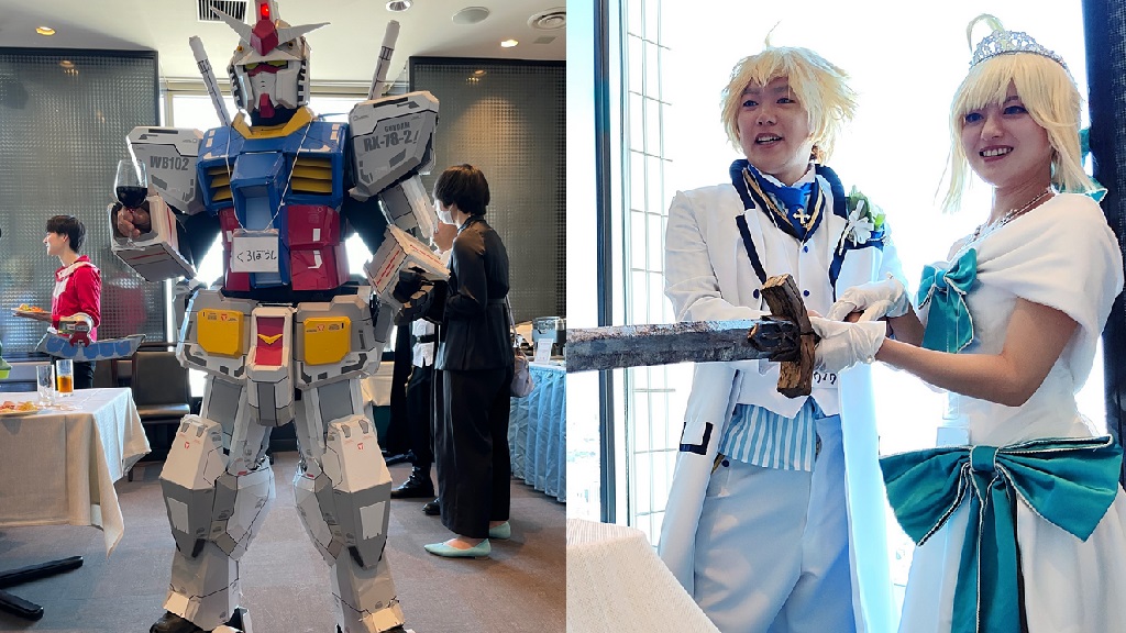 Asked to wear a suit to a wedding, man shows up in a Mobile Suit Gundam [Video]