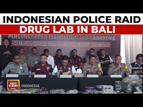Indonesia Drug Haul: Indonesian Police Raid Drug Lab In Bali Villa On The Resort Island [Video]