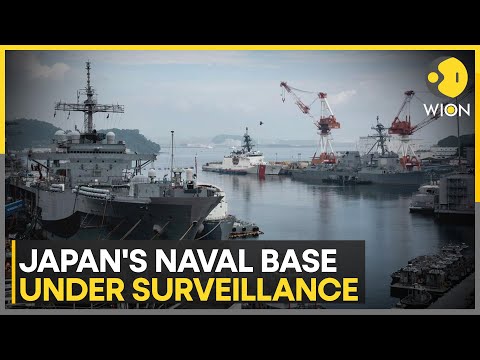 Japan’s key naval base under surveillance; Drone records Japanese warships secretly | WION News [Video]