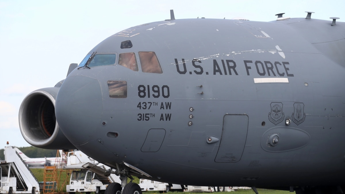 U.S. Military Cargo Plane Arrives In Moldova To Take Part In Emergency Response Training [Video]