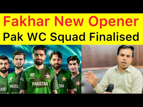 BREAKING 🛑 Fakhar Zaman will open in England series | Pak 🇵🇰 World Cup Squad finalised [Video]