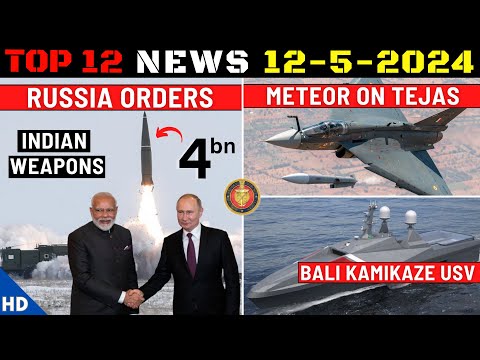 Indian Defence Updates : Russia Orders Indian Weapons,AMCA Shield,Meteor on Tejas,Bali Kamikaze USV [Video]