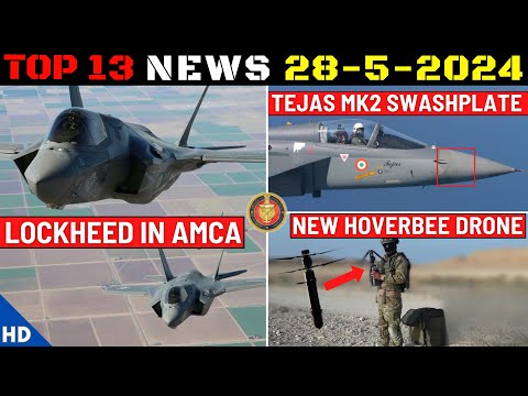 Indian Defence Updates : Lockheed AMCA Offer,Tejas MK2 Radar,Hoverbee Drone,Rudram-1 To Kazakhstan [Video]