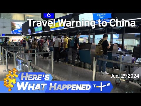 Travel Warning to China, Here’s What Happened –  Saturday June 29, 2024 | TaiwanPlus News [Video]