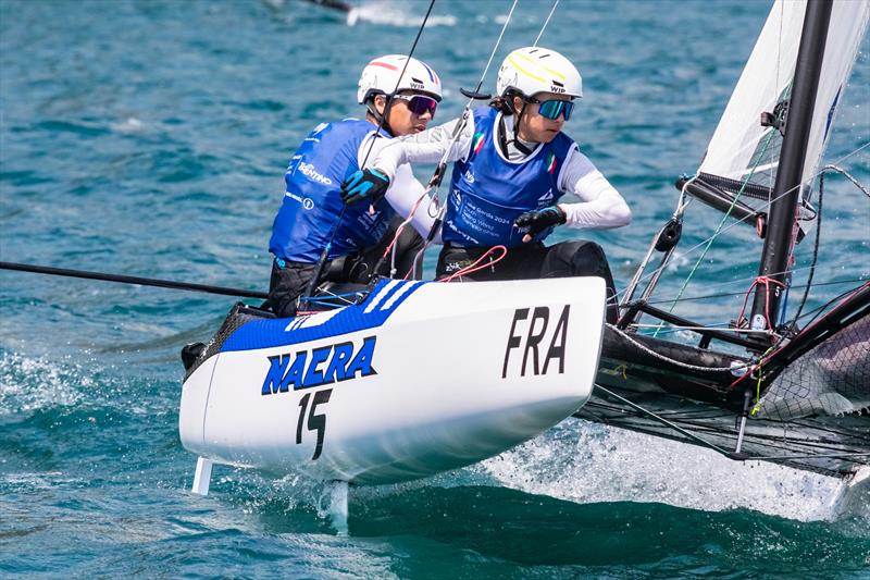 Youth Sailing World Championships Day 2: French duo pile pressure on Italian rivals [Video]