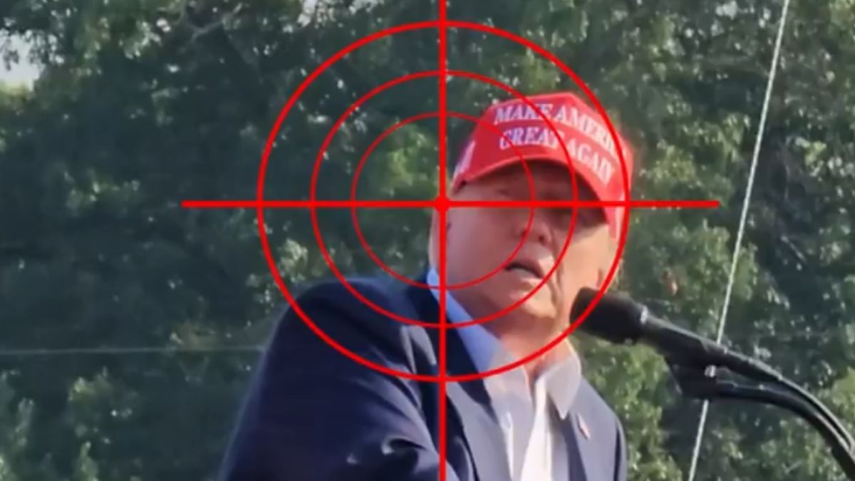 Trump Rally Shooting: New Clip Emerges Showing Attacker’s Shot Perfectly Aimed At Trumps Head [Video]