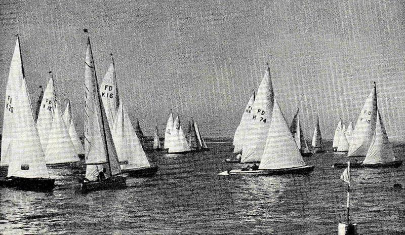 The oldest video footage of Flying Dutchman dinghy racing