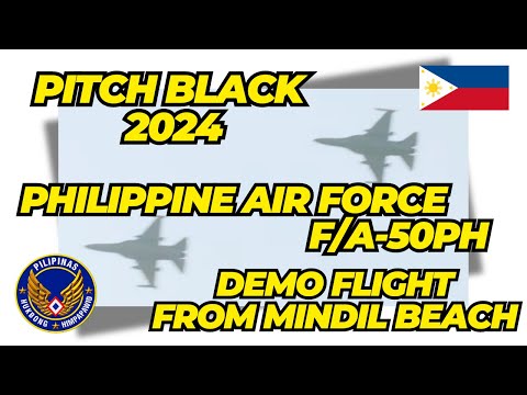 Philippine Air Force F/A-50PH Demo flight from Mindil Beach, Australia| Pitch Black 2024 [Video]