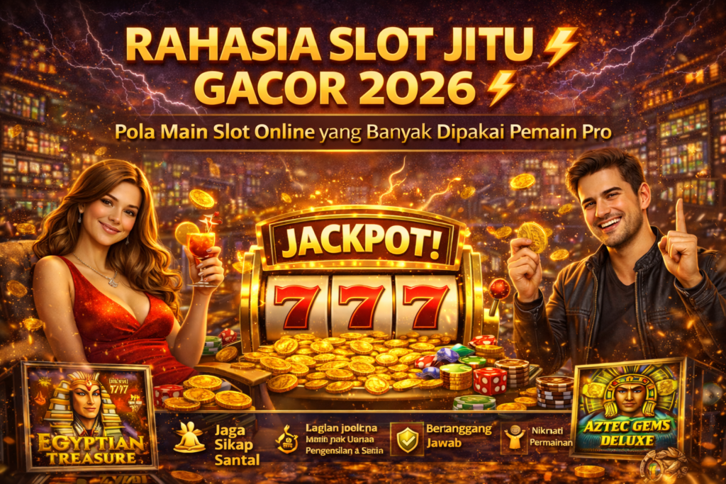 Rahasia Slot Jitu Gacor 2026 ⚡ Pola Main Slot Online yang Banyak Dipakai Pemain Pro
