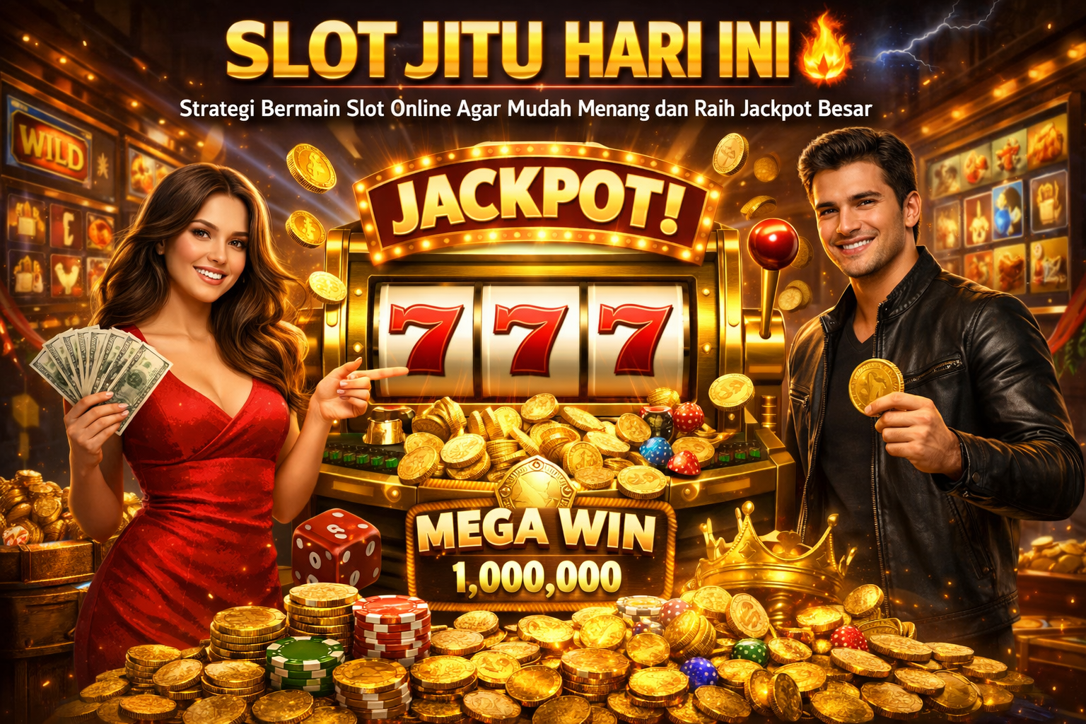 Slot Jitu Hari Ini 🔥 Strategi Bermain Slot Online Agar Mudah Menang dan Raih Jackpot Besar